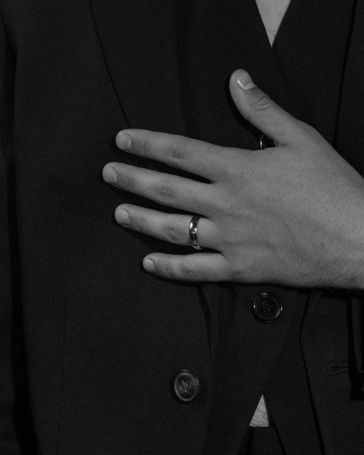 BAND N°02 - WHITE GOLD