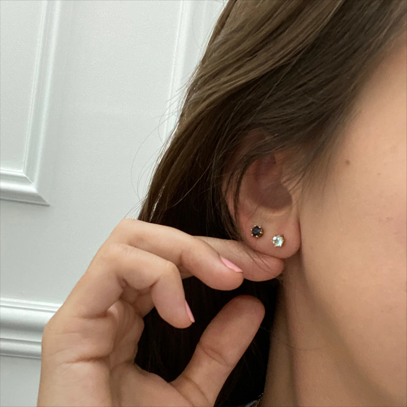 NUR EARRINGS AQUAMARINE