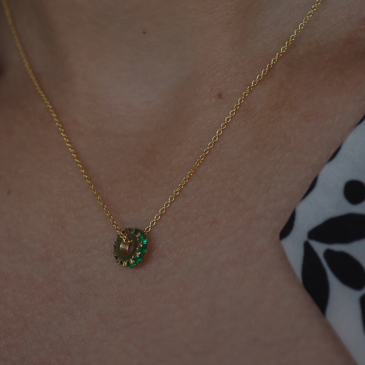 THE RONDELLE NATURAL EMERALDS