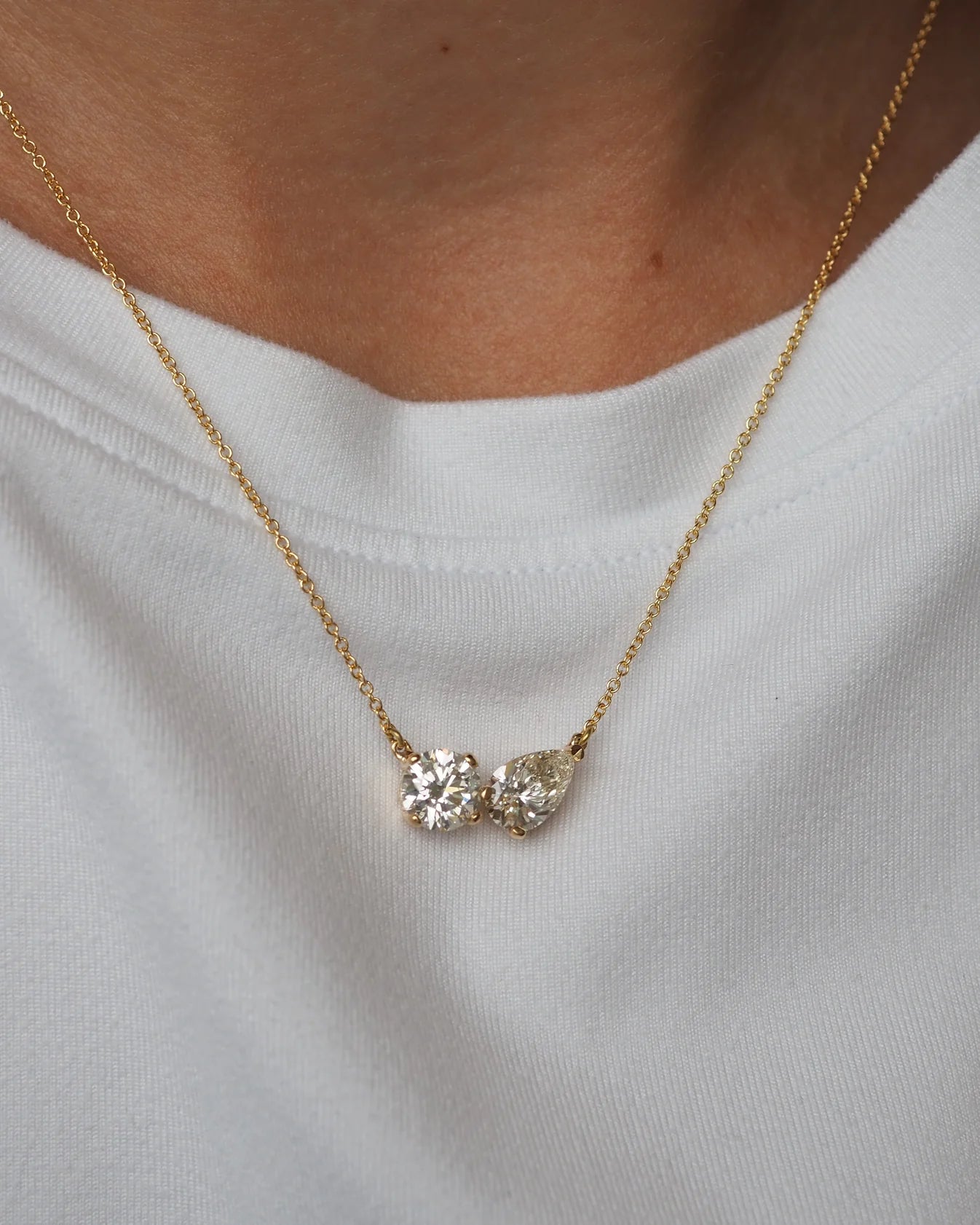 TOI ET MOI NECKLACE - DIAMONDS